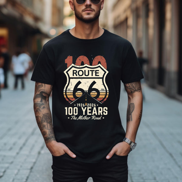 Route 66 1926-2026 Centennial Tee | 100 Years T-Shirt
