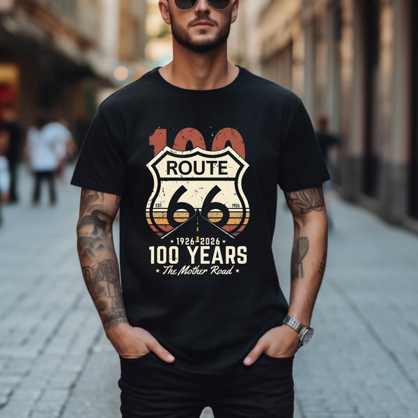 Route 66 1926-2026 Centennial Tee | 100 Years T-Shirt