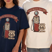 Route 66 100 Year Anniversary Comfort Colors® 1717 T Shirt, Making Memories Since 1926, Retro Gas Pump Americana Road Trip Gift Souvenir Tee