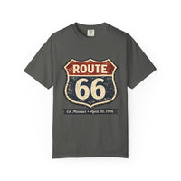 Route 66 Shield Graphic T-shirt | Vintage Highway Sign Tee