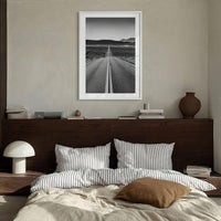 California Black and White Fine Art Photo Print, Route 66, USA Wall Decor Poster