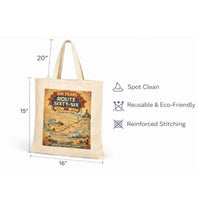Vintage Route 66 Centennial Tote - 100 Year Anniversary Retro Mother Road Map Bag