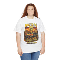 Front Print: Route 66 Centennial Vintage Car T-Shirt | Retro Highway Graphic