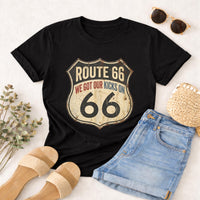 Route 66 Tee Shield T-Shirt We Got Our Kicks On 66 T-Shirt Road Trip Shirt