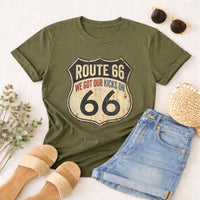 Route 66 Tee Shield T-Shirt We Got Our Kicks On 66 T-Shirt Road Trip Shirt