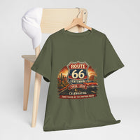 Route 66 Centennial 1926-2026 Tee | Vintage Roadtrip Graphic Shirt