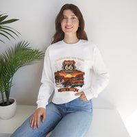Route 66 Centennial 1926-2026 Crewneck | Vintage Roadtrip Scenic Design