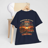 Route 66 Centennial 1926-2026 T-Shirt | Vintage Road Trip Tee