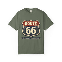 Route 66 Shield Graphic T-shirt | Vintage Highway Sign Tee