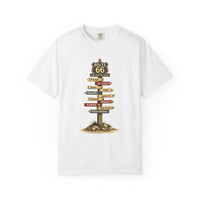 Route 66 Tee Signpost T-Shirt | Vintage Roadtrip Directions Road Trip Shirts