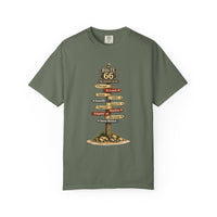 Route 66 Tee Signpost T-Shirt | Vintage Roadtrip Directions Road Trip Shirts