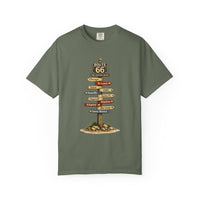 Route 66 Tee Signpost T-Shirt | Vintage Roadtrip Directions Road Trip Shirts