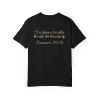 Custom Road Trip Tee Route 66 tee Signpost Road Trip T-shirt | Personalized Road trip Family Tee