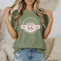 Route 66 T-shirt | 100 Year Anniversary tee Vintage Highway Badge