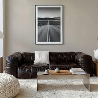California Black and White Fine Art Photo Print, Route 66, USA Wall Decor Poster