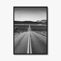 California Black and White Fine Art Photo Print, Route 66, USA Wall Decor Poster