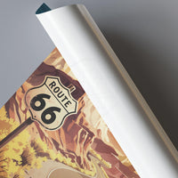 Route 66, Arizona | Vintage Travel Poster