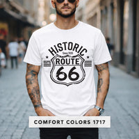 Route 66 Shield Vintage Roadtrip T-shirt