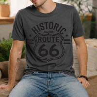 Route 66 Shield Vintage Roadtrip T-shirt