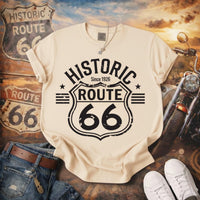 Route 66 Shield Vintage Roadtrip T-shirt