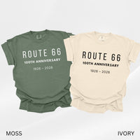 Route 66 Centennial 100th Anniversary Shirt, 100 Years Route66 Tee EST. 1926, Americana Highway 66 Souvenir Shirt, RT66 USA Road Trip Tshirt
