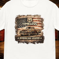 American Legend Retro Classic Pickup Truck Timeless Route 66 Unisex Classic Tee