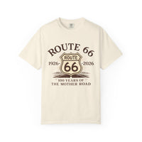 Route 66 Shirt Sign Post Top Shield 1926-2026 T-Shirt 100 Years of The Mother Road Anniversary Tee