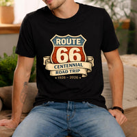 Route 66 Centennial T-Shirt, Vintage Road Trip Tee, Comfort Colors
