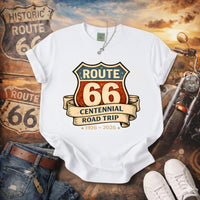 Route 66 Centennial T-Shirt, Vintage Road Trip Tee, Comfort Colors
