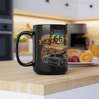 Route 66 Classic Car Mug – Personalized Anniversary Gift
