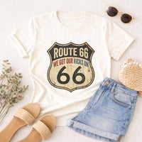 Route 66 Tee Shield T-Shirt We Got Our Kicks On 66 T-Shirt Road Trip Shirt