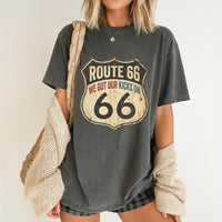 Route 66 Tee Shield T-Shirt We Got Our Kicks On 66 T-Shirt Road Trip Shirt