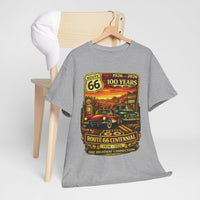 Route 66 Centennial Vintage Car Tee | 1926-2026 Highway Connection