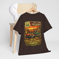 Route 66 Centennial Vintage Car Tee | 1926-2026 Highway Connection