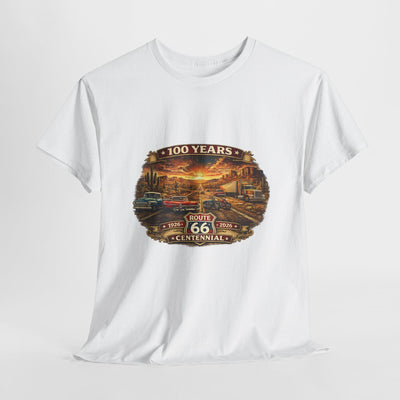 Route 66 Centennial T-Shirt | Vintage Americana Scenic Tee