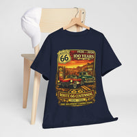 Route 66 Centennial Vintage Car Tee | 1926-2026 Highway Connection