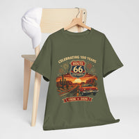 Route 66 Centennial 1926-2026 T-Shirt | Vintage Road Trip Tee