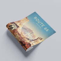Route 66, Arizona | Vintage Travel Poster