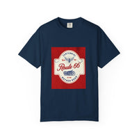 Route 66 100th Centennial T-Shirt | Vintage Red Blue Cream