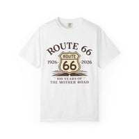 Route 66 Shirt Sign Post Top Shield 1926-2026 T-Shirt 100 Years of The Mother Road Anniversary Tee