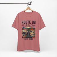 Route 66 The Mother Road Centennial T-Shirt | 1926-2026 Retro Road trip Tee