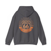 Route 66 100 Year Hoodie 1926 2026 Centennial Sweatshirt Open Road Anniversary Pullover Vintage Highway Graphic Hoodie for Men Women