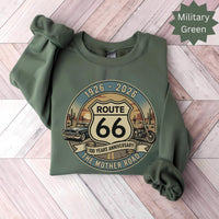 Route 66 T-Shirts Sweatshirt: Classic Car, Motorcycle, 100 years Anniversary, Mother Road