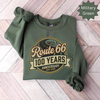 Route 66 T-Shirts Sweatshirt: 100 Year Anniversary, Classic Car, Highway