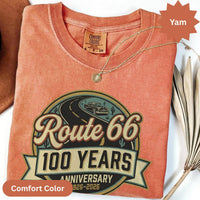 Route 66 T-Shirts Sweatshirt: 100 Year Anniversary, Classic Car, Highway