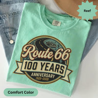 Route 66 T-Shirts Sweatshirt: 100 Year Anniversary, Classic Car, Highway