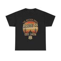 Vintage Route 66 T-Shirt - Desert Sunset Graphic Tee, The Mother Road Est 1926, Retro Americana Road Trip Shirt, Gift for Travelers