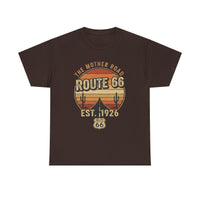 Vintage Route 66 T-Shirt - Desert Sunset Graphic Tee, The Mother Road Est 1926, Retro Americana Road Trip Shirt, Gift for Travelers