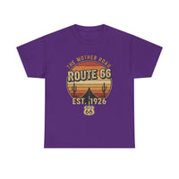 Vintage Route 66 T-Shirt - Desert Sunset Graphic Tee, The Mother Road Est 1926, Retro Americana Road Trip Shirt, Gift for Travelers
