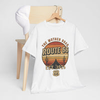 Vintage Route 66 T-Shirt - Desert Sunset Graphic Tee, The Mother Road Est 1926, Retro Americana Road Trip Shirt, Gift for Travelers